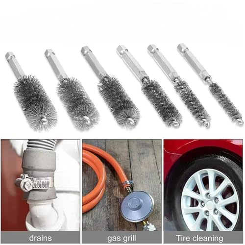 Brosses métalliques pour perceuse en acier inoxydable durable - 3