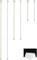 Vista 22 de Extensores de collar para mujer, extensor de pulsera de oro, extensión de joyería de cadena dorada para tobillera para mujer, juego de 2 piezas