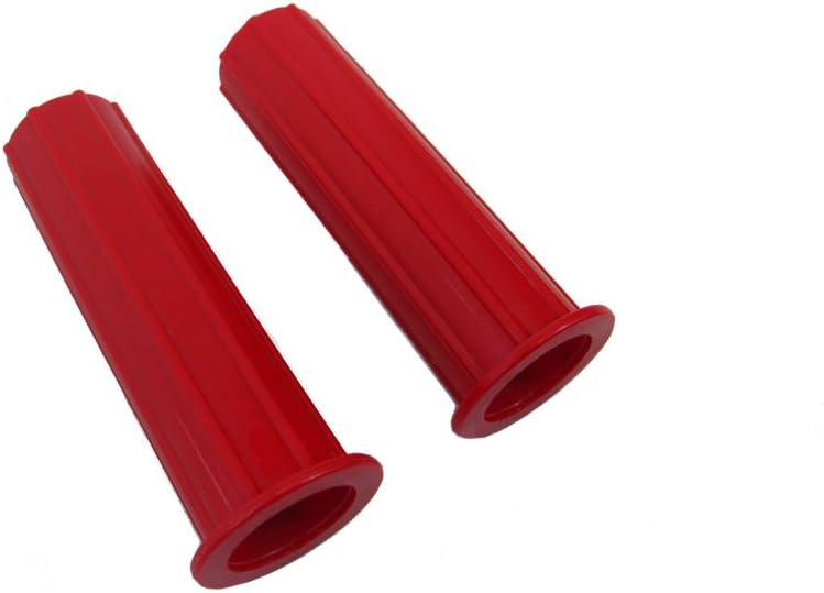 2 x WHEELBARROW HANDLE GRIPS RED 30MM MADE IN UK
