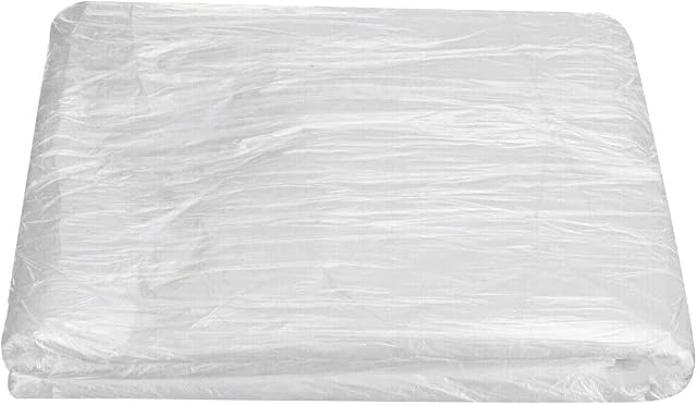 QOONESTL 100pcs Disposable Bed Sheet Covers Couch Cover for Massage Tables Bed, Disposable Bed Sheet Plastic Beauty Treatment Waxing Protect for Massage Tables Bed