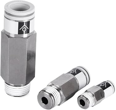 AKH Servies AKH04B/06B/08B/10B/12B-M5/01S/02S/03S/04S Pneumatic Check Valve Quick Connector Fitting Air Pipe One-way Check ValveAKH08B-01S