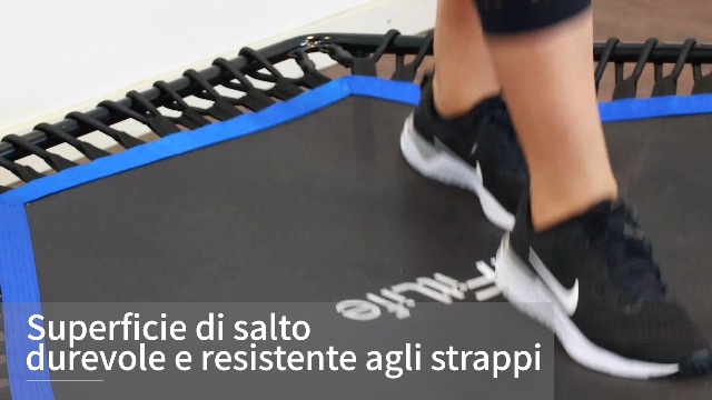Trampolino Fitness Pieghevole DH FitLife 128cm - Silenzioso, Senza Installazione, Per Interni/Esterni - Foto 5