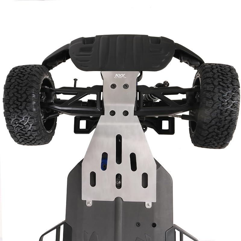 KYX Axle Guard & Skid Plate For 1/10 Axial Capra UTB10 RC Crawler - Silver