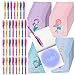 BONNYCO Penna Invisibile e Taccuino, 32 Pezzi Sirena Gadget Compleanno Bambini, Bomboniere Compleanno, Giocattoli Pignatta | Regalini Fine Festa Compleanno Bambina | Gadget Bambini Sirena