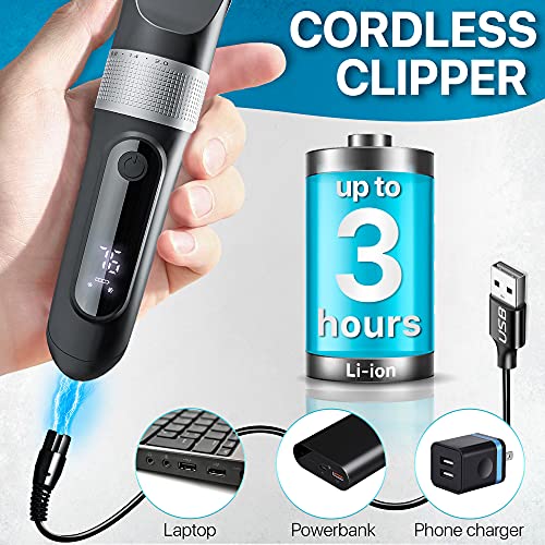Dog Hair Clippers for Thick Coats Trimmers (red) - Image 7