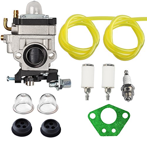 Hilom 300486 Carburetor with Repower Tune-Up Kit for Earthquake E43 E43CE E43WC Auger MC43 MC43E MC43CE MC43ECE MC43RCE Tiller MD43 WE43 WE43E WE43CE Edger
