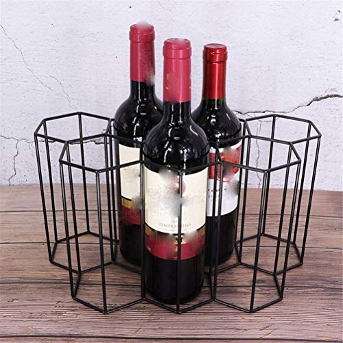 Casque à vin armoire de rack de vins géométrique pour vin rouge