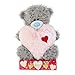 Me To You Ours en Peluche Tatty Teddy en Forme de cœur Rose VP701024