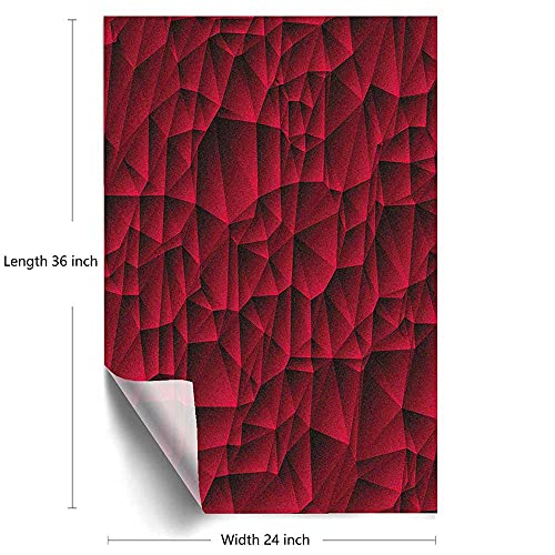 Vinilo para ventana efecto esmerilado Maroon 60x90cm miniatura 4