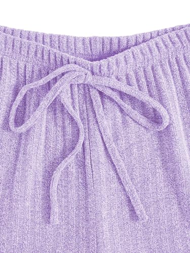 Image of SOLY HUX Women's Button Front Ribbed Knit Tank Top and Shorts Pajama Set Sleepwear Lounge Sets