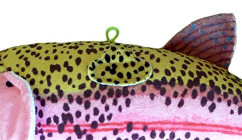 Adore 16" Sierra Rainbow Trout Plush Stuffed Animal Walltoy Wall Mount by Adore Plush Company - Used condition - Image 2
