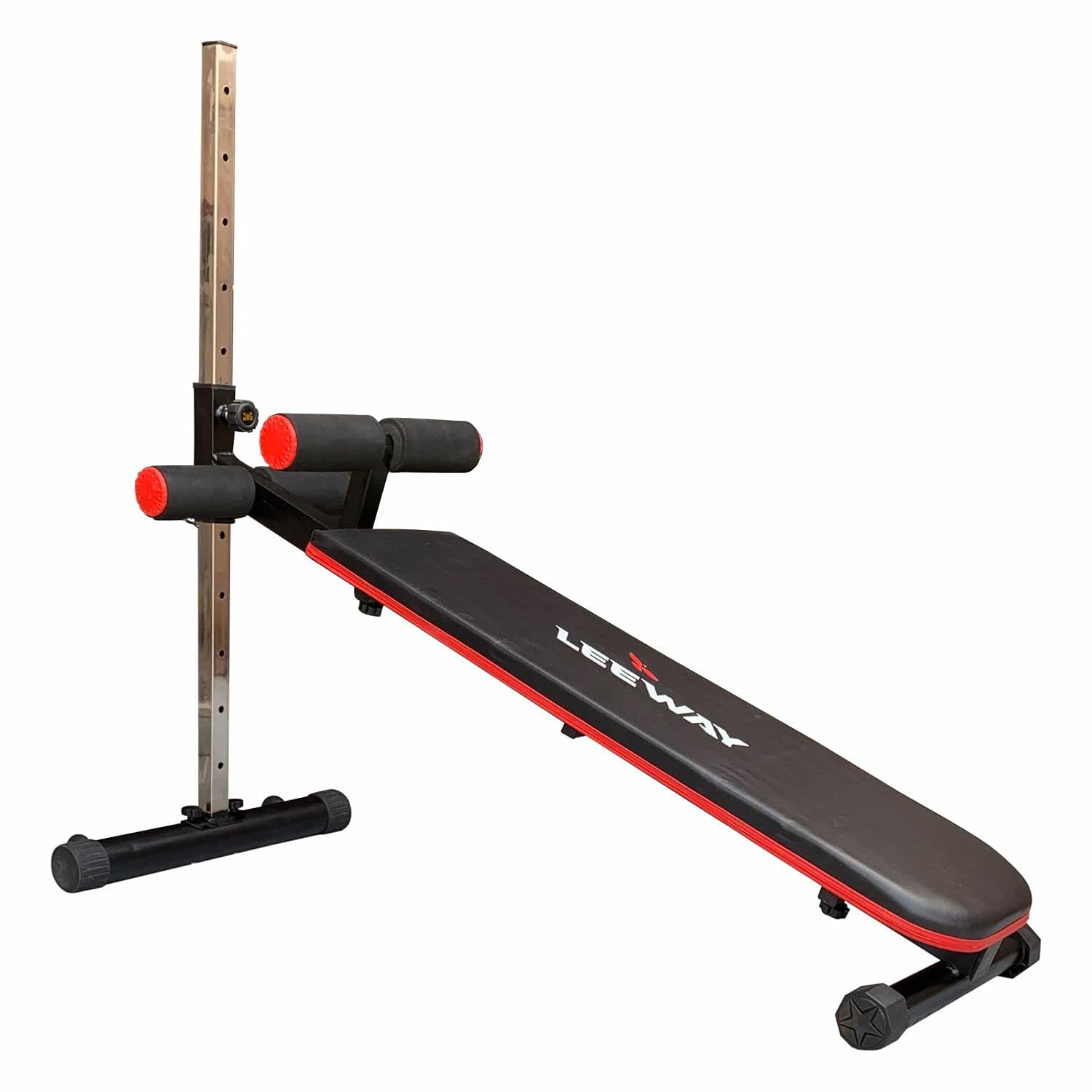 LEEWAY Situp Bench for Home Gym, Abs Workout Board Stomach Ab Cruncher