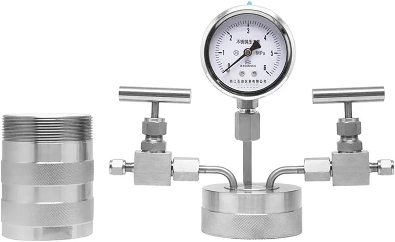 Hydrothermal Synthesis Autoclave Reactor with PTFE Lining and Pressure Gauge - & High-Pressure Lab Equipment(25mL)