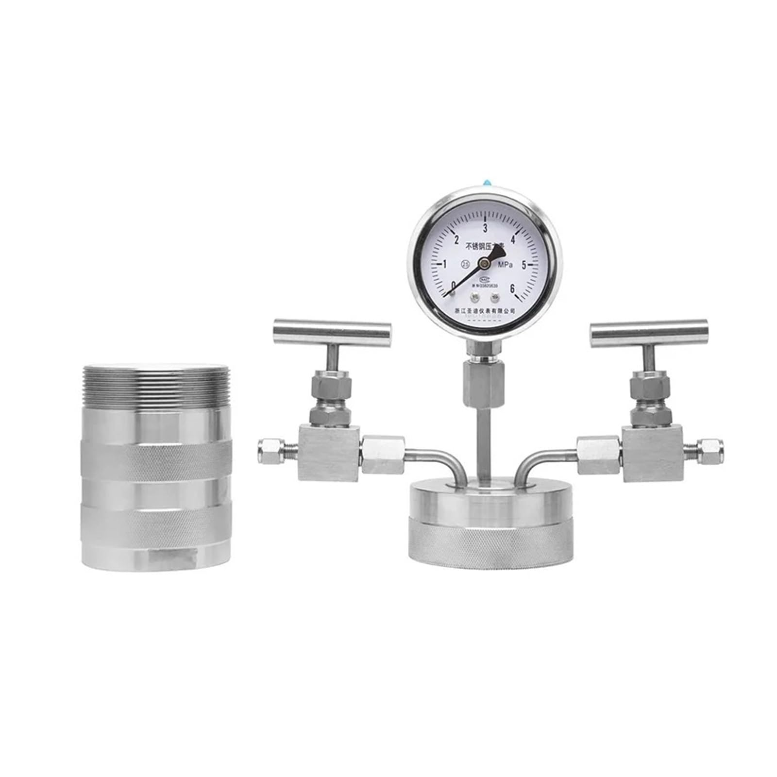 Autoklavreaktor for die hydrothermale Synthese mit PTFE-Auskleidung und Druckmesser – Laborausrüstung for Gasreaktionen(100mL)