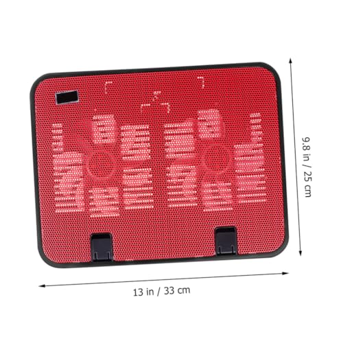 Enfriador para notebook Mikikit con doble ventilador USB silencioso miniatura 2