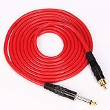 Tattoo Cords Silicone 2.4 Meter 8' Feet Silica Gel Tattoo Machine RCA Plug Clip Cord Tatoo Kit for P