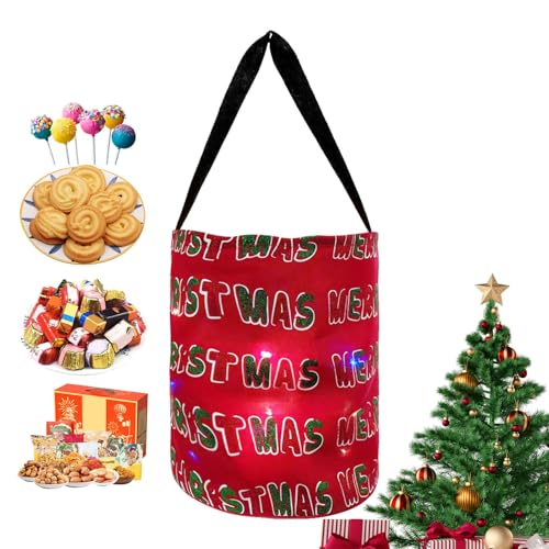 Sac LED pour bonbons et friandises visible la nuit pour la sécurité des enfants en extérieur