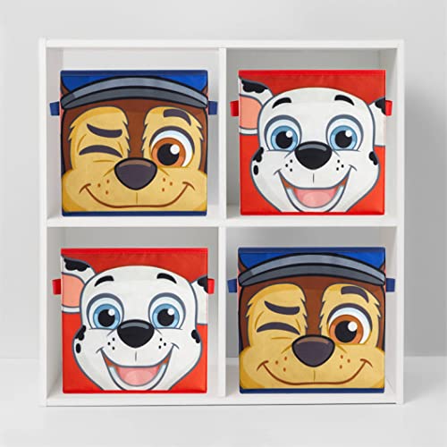 Image of Paw Patrol Collapsible Storage Cubes, Set of 2, 10 inchx10 inch