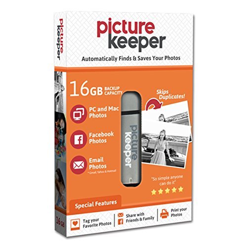 Picture Keeper 16GB Portable USB Photo Backup and Storage Device for PC