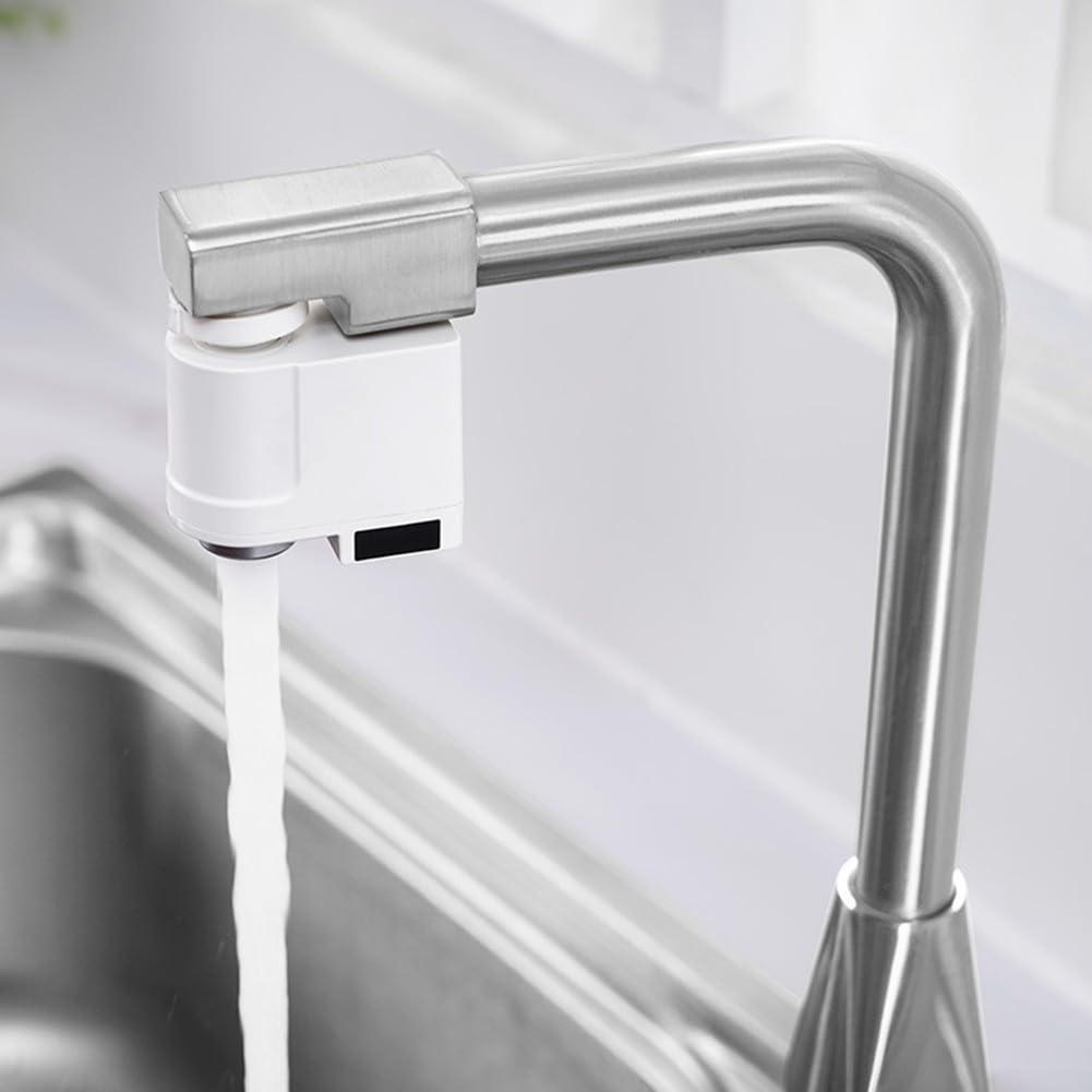Robinets à capteur infrarouge, robinet automatique sans contact, robinet à double détection pour évier de cuisine et salle de bain