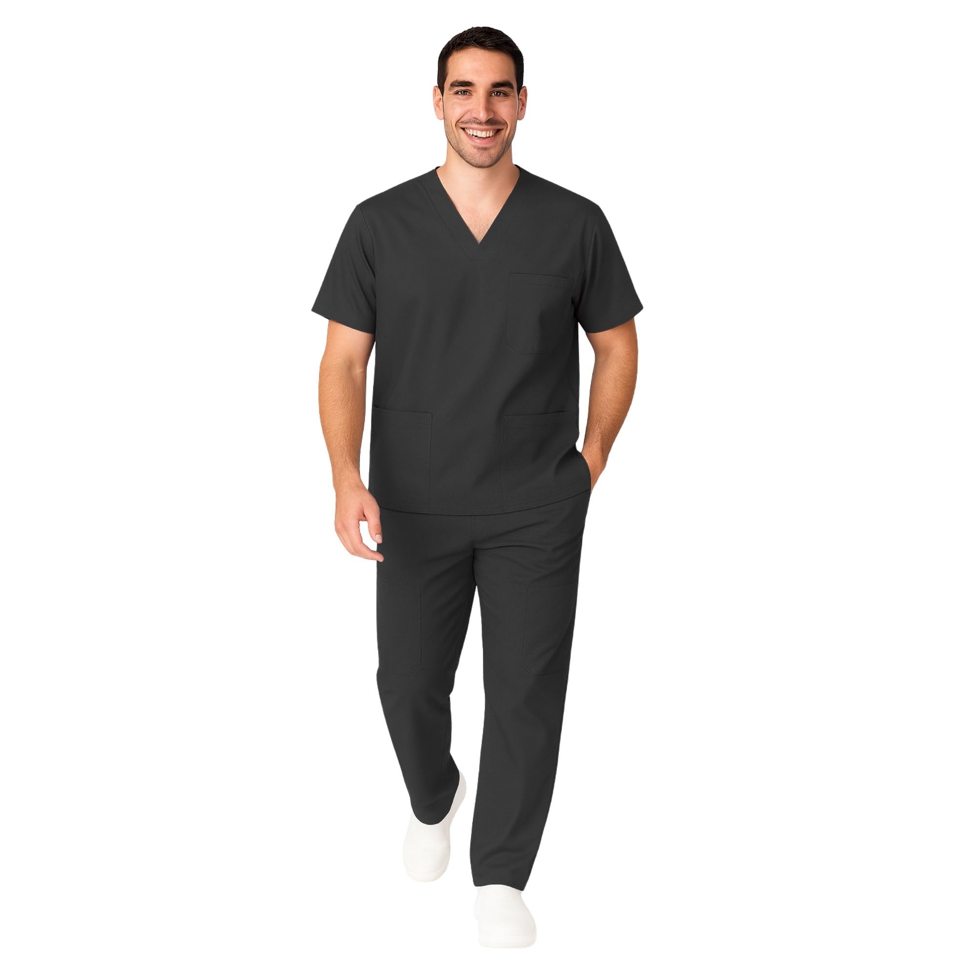 M&M SCRUBS Men Scrub Set Medical Scrub Top and Pants