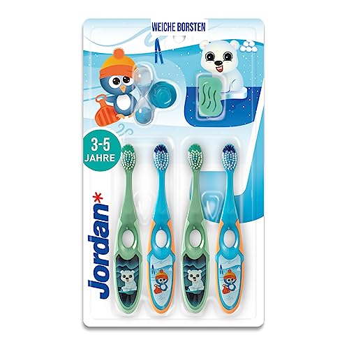 Jordan ® | Step 2 Zahnbürste Kinder | Kinder zahnbürste für 3-5 Jahre | Weiche Borsten, doppelter ergonomischer Griff & BPA-frei… – Ansicht 1
