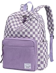 Purple White Plaid