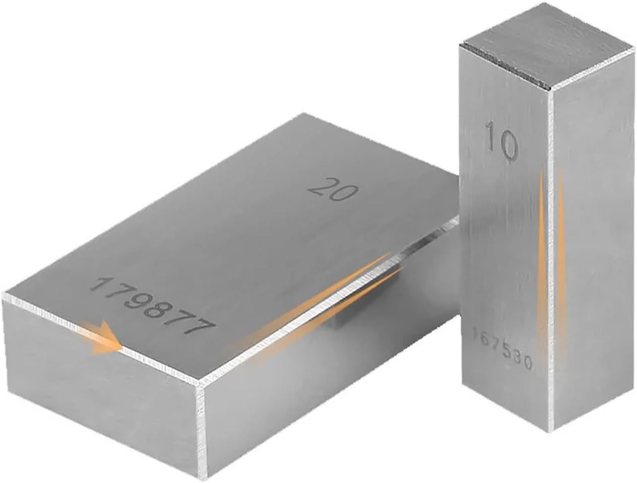 Individual Metric Steel rectangle Gau Block 10mm 15mm 20mm 25mm Precise Measurements(25mm)