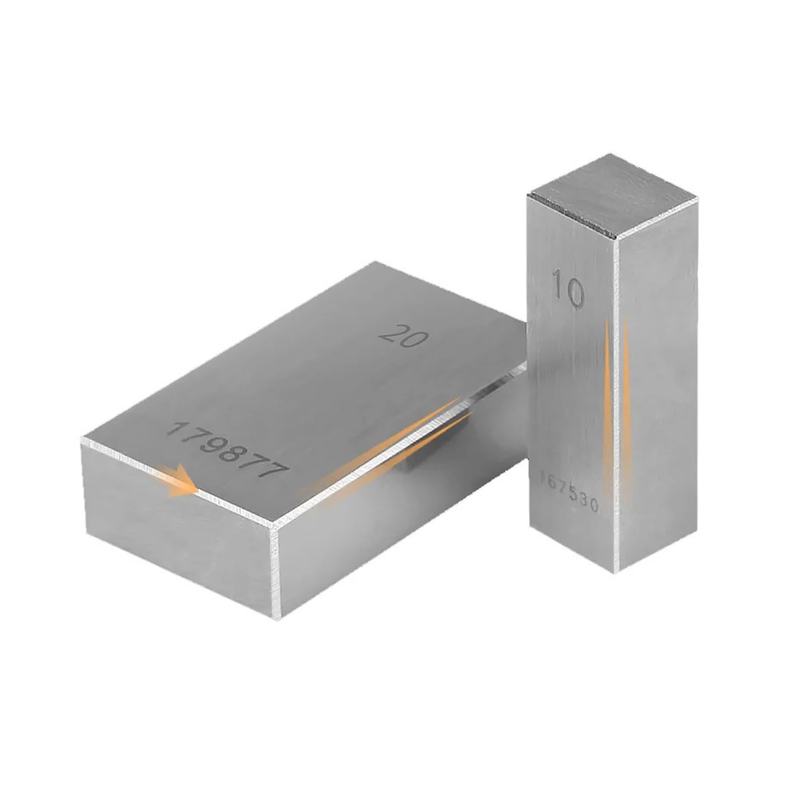 Drauxi 25Mm Individual Metric Steel Rectangle Gau Block 10Mm 15Mm 20Mm Machinists And Metalworkers(25Mm)