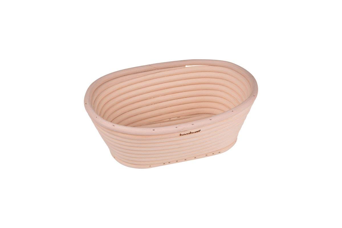 Bambum Puder Ekmek Mayalama Sepeti, Oval, 21 cm