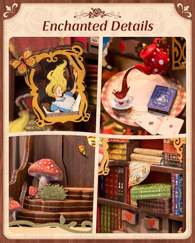 ROBOTIME Fall Into Wonder Fairy Tale Book Nook Kit thumbnail 3