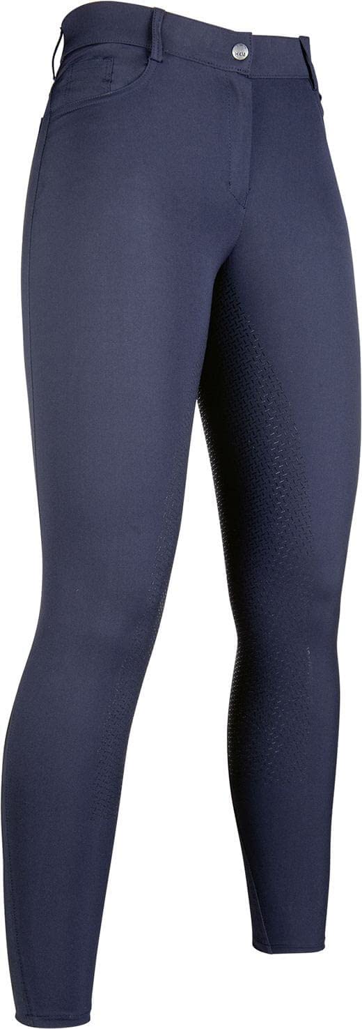 HKM Women's Sunshine Silicone Full seat Riding Breeches, Dark Red, 34