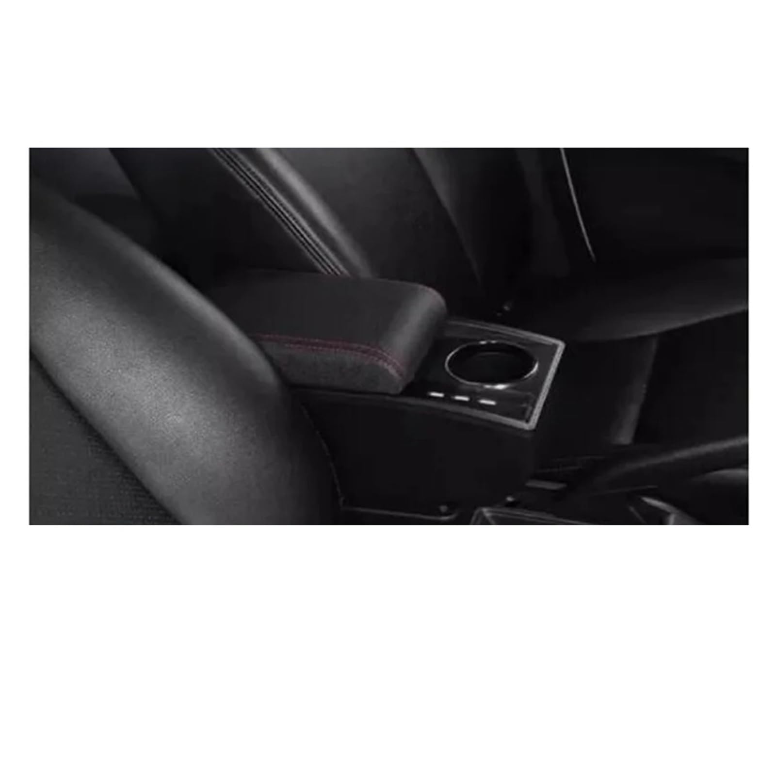 UMDJJU For Clio 3 For Captur For 4 For III IV Car Armrest Box Accessories Storage Retrofit Parts Car Centre Console Armrest Box(M1 red line 3USB)