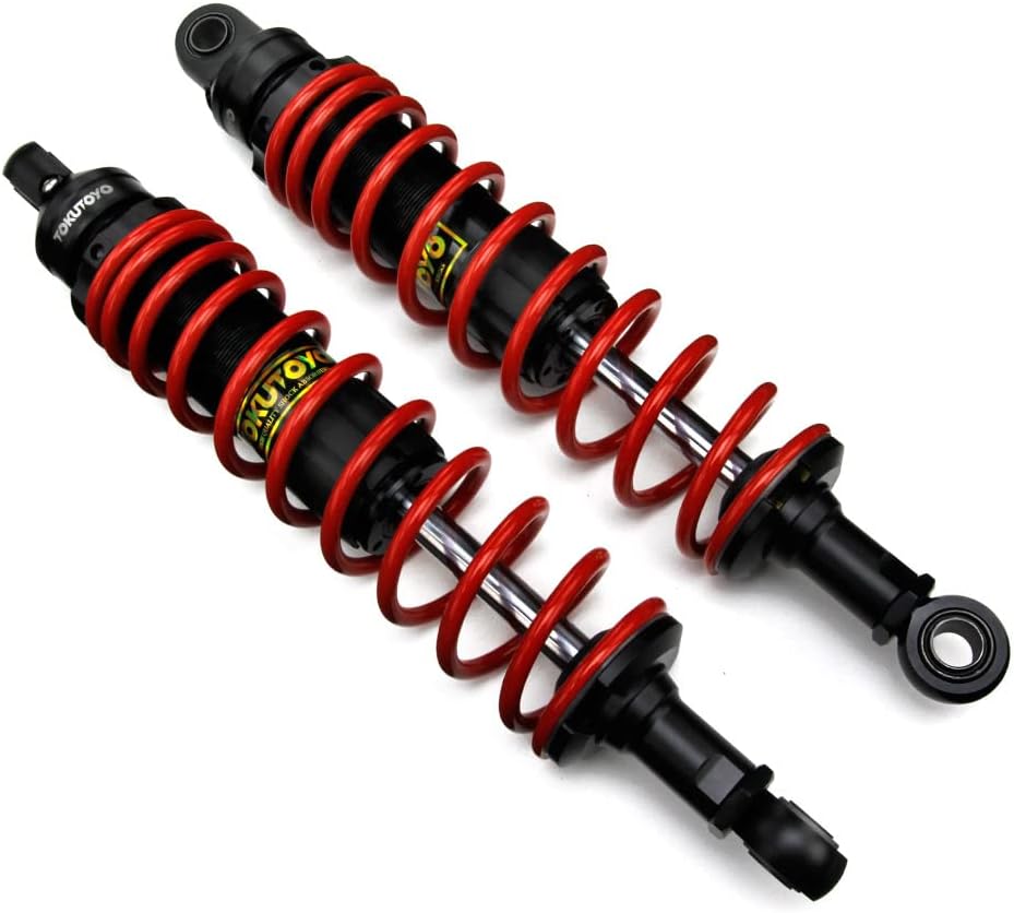 Amazon ガス ショック バリオス2 ZR250B 無段階調整スプリングプリロード BALIUS II リヤサスペンション 360mm