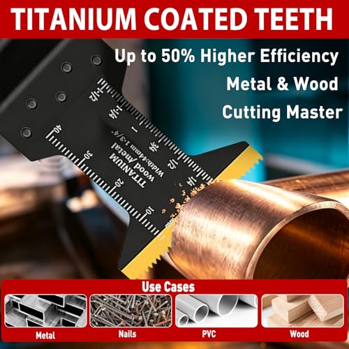 Image of Oscillating Saw Multitool Blades for Wood Fits Dewalt, Ryobi,10Pcs