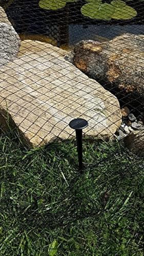 Hozelock Teichabdecknetze Teichnetz Groß, Schwarz, 6 x 4 Meter