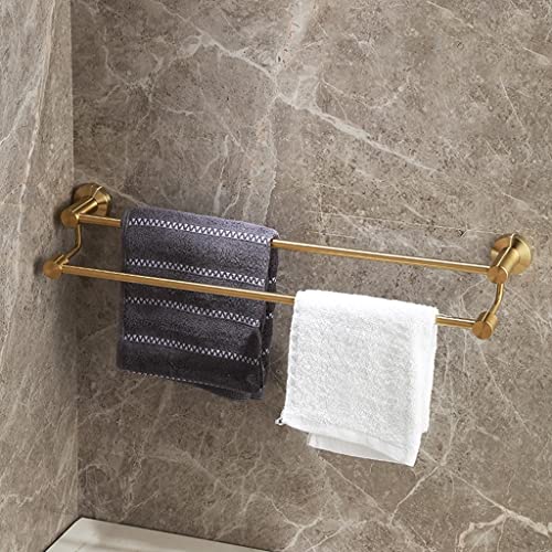 Porte-serviettes double tige pour stopper l'humidité dans la douche