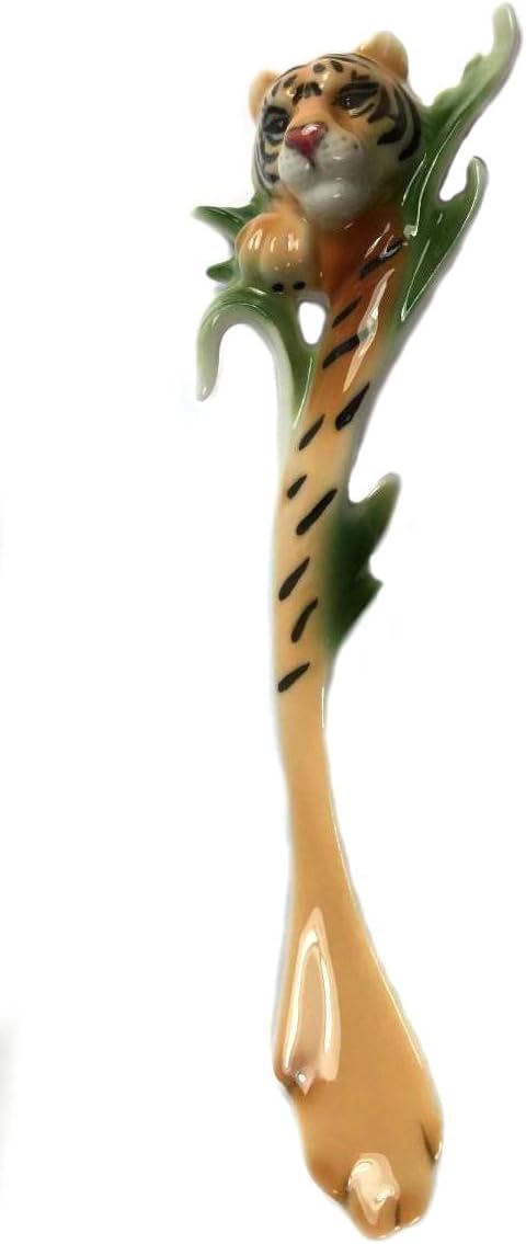 Franz Collection Sculptured Porcelain Tiger Spoon