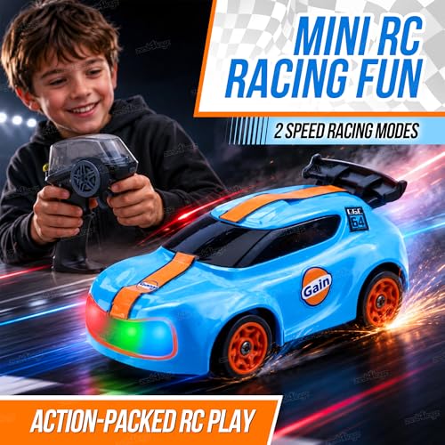 Image of Zest 4 Toyz Remote Control Car Toy for Kids Adults | 1:64 4x4 USB Type-C Rechargeable RC Car | 20kmph High Speed 4WD 360 Drift Action | 50+ feet Range 2.4GHz Remote | Birthday Gift - Asst