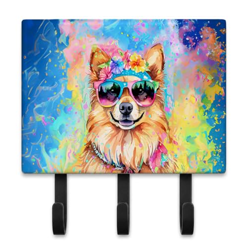 Caroline's Treasures Pomeranian Dogs Decorative Ceramic Triple Wall Hook