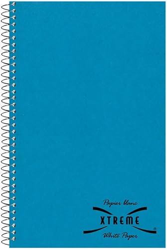 National Kolor - Cuaderno con tapa de papel estraft, rayas universitarias, azul, 1 materia, 9.5 x 6 pulgadas, 80 hojas (33560)