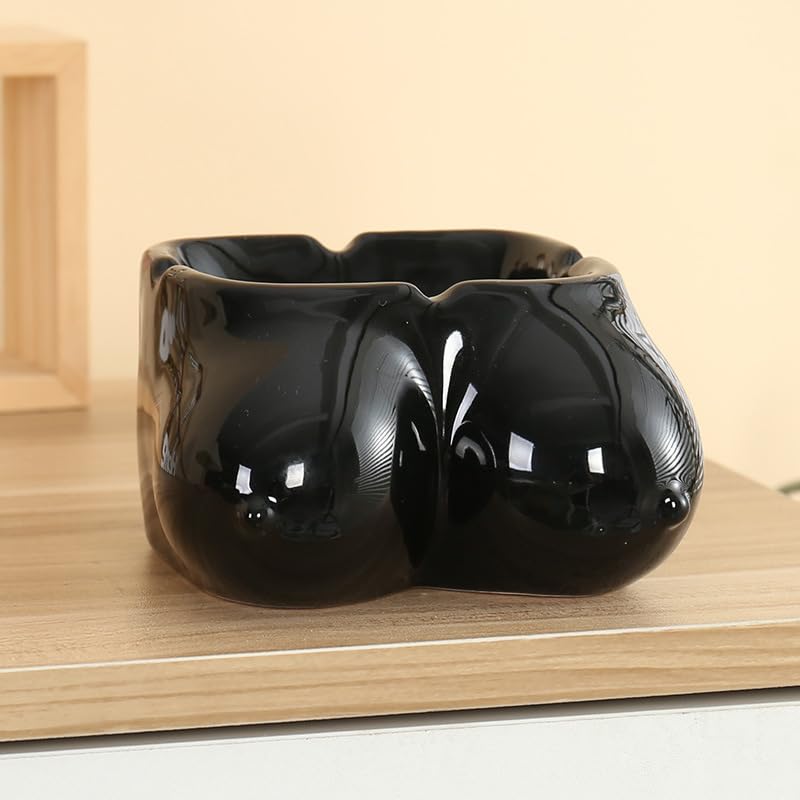 Amazon.co.jp: おっぱい灰皿 乳房灰皿 小物入れ 卓上飾り 面白い灰皿