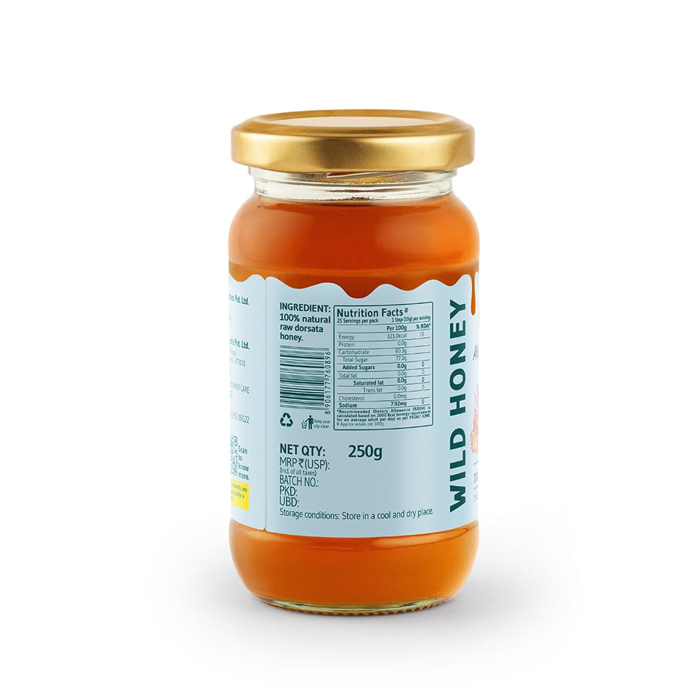 Akshayakalpa Honey (Wild Honey) : Amazon.in: Grocery & Gourmet Foods