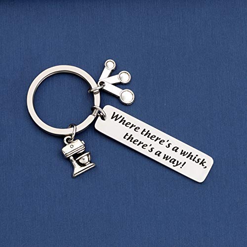 Image of MYOSPARK Baker 'Where There's A Whisk There's A Way' Baking Bracelet Kitchen Gift for Chef Graduation