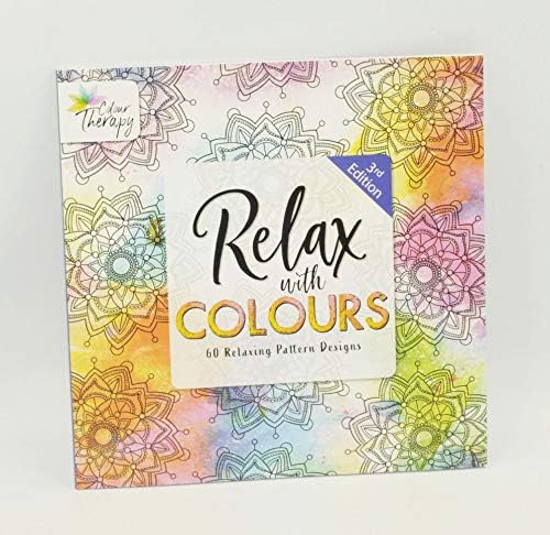 Adult Colouring Books, Colour Therapy Designs - Different Books Included Floral Animals & Patterns (Pattern, 3rd Edition)