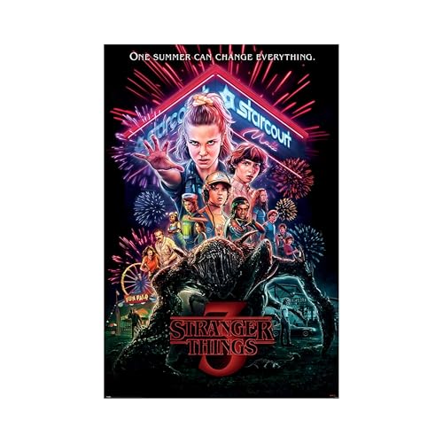 Affiche 3D Stranger Things Saison 3 poster relief Funko - 2