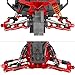 hopsupRC Upgrades Parts for 1/10 Slash VXL 2WD/Slash 2WD,Aluminum Front Rear Suspension A Arms & Caster Block&Steering Blocks&Rear Stub Axle Carriers,Red,(Only for Slash)