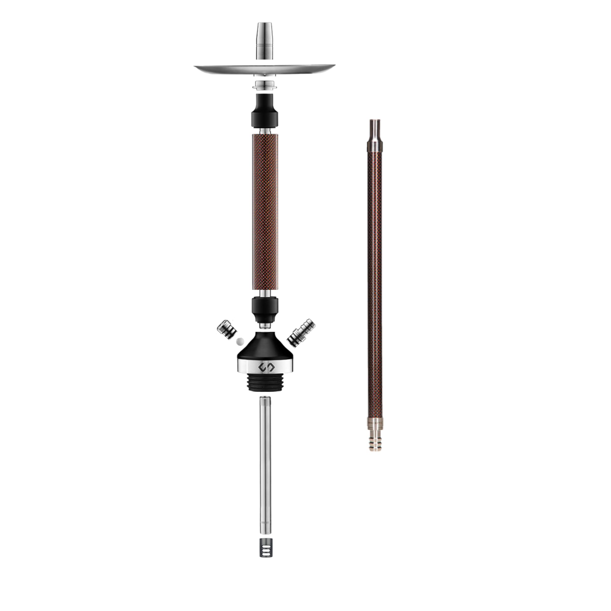 Conceptic Design Carbon Hookah Gold Without Glass Base