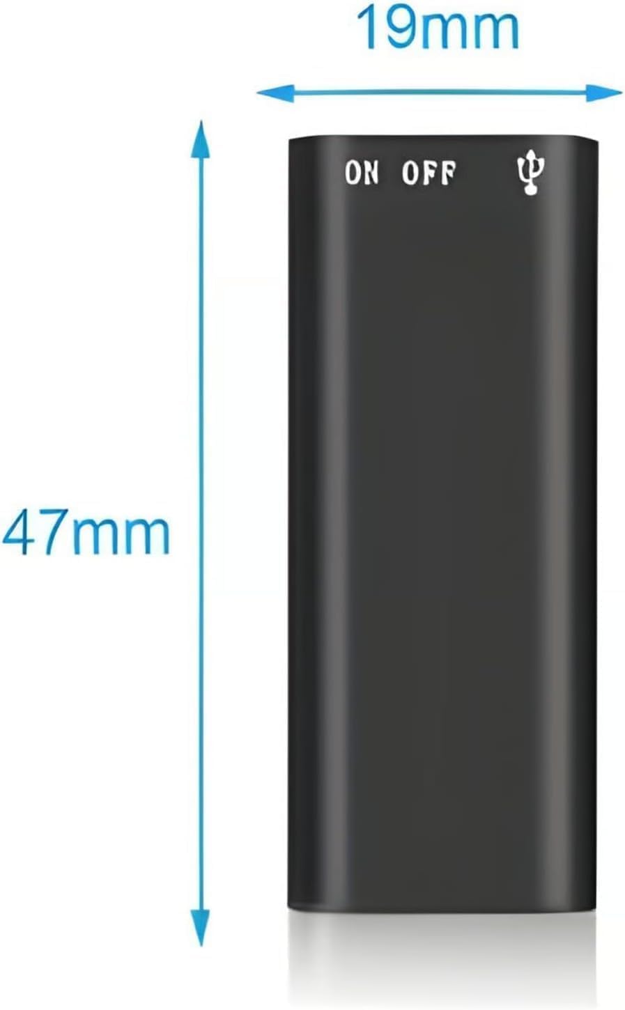 Mini Voice Recorder Smart Sound Capture, Long Battery Life, Voice Activated Recorder, Voice Activated Recorder with Ai-Intelligent Triple Noise Reduction for Work, Meetings, Lectures (32GB)