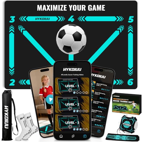 Soccer Training Mat With Instructional Video Improve Strength,Agility And Coordination